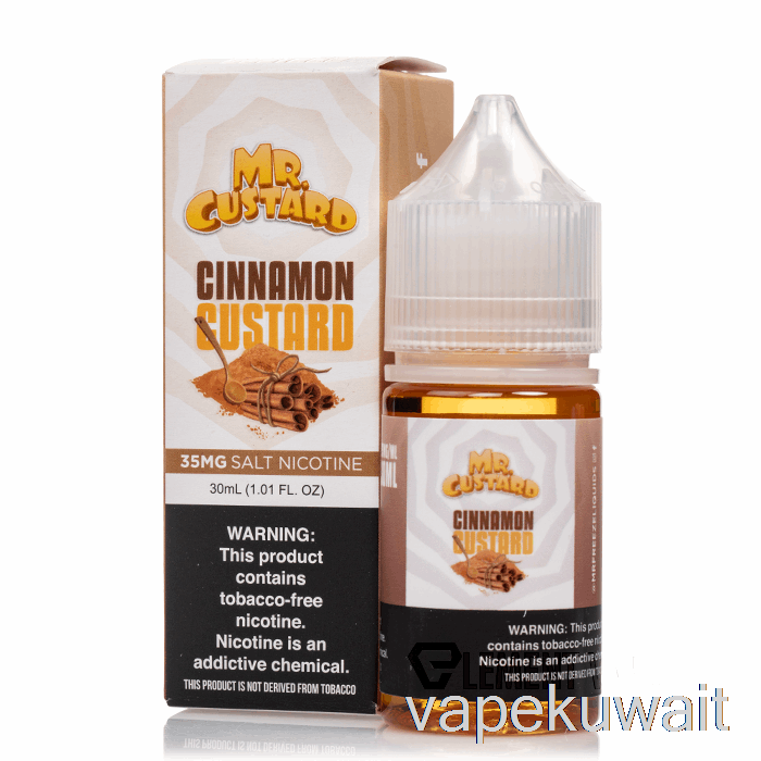 كاسترد القرفة - مستر أملاح الكاسترد - 30 مل 50 ملجم Vape Pod Kits